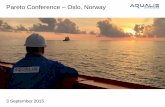 Oslo, Norway - Pareto Conference