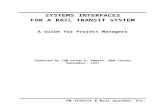 SYSTEMS INTERFACES FOR A RAIL TRANSIT SYSTEM A Guide for Project Managers