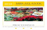 Mid Atlantic Fruit & Vegetable Convention 2016 Proceedings