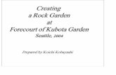 Creating a Rock Garden at Kubota Garden Forecourt, Seattle: update
