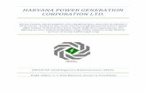 HARYANA POWER GENERATION CORPORATION LTD. - hpgcl