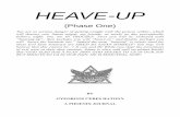 Phoenix Journal #095: HEAVE-UP - (Phase One)