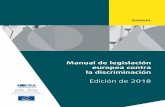 Manual de legislación europea contra la discriminación