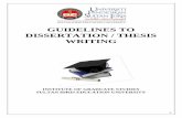 GUIDELINES TO DISSERTATION / THESIS WRITING - IPS ...