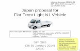 Japan proposal for Flat Front Light N1 Vehicle - UNECE