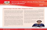 Newsletter - Munsang College (HK Island)