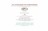 M.J.COLLEGE OF COMMERCE - MJCC