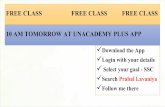 FREE CLASS FREE CLASS FREE CLASS 10 AM ... - wifistudy