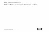 HA-Fabric Manager release notes