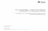 Sun StorEdge SAN Foundation Software 4.3 Release Notes