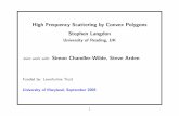 High Frequency Scattering by Convex Polygons Stephen Langdon ...