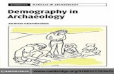 Demography in archaeology