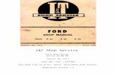 I&T Ford Shop Service Manual - Series 2N 8N 9N FO-4 - Free