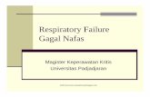 RESPIRATORY FAILURE (GAGAL NAFAS)
