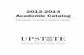2012-2013 Academic Catalog - USC Upstate