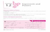Exponents and Powers