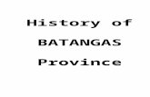 HISTORY OF BATANGAS.
