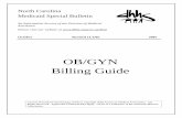 OB/GYN Billing Guide - NC Medicaid