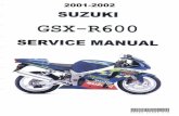 Suzuki GSX-R600 K1 Service Manual (2001) - Doc GSXR