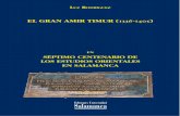 El gran Amir Timur (1336-1405)