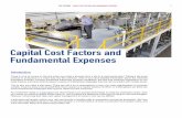 Capital Cost Factors and Fundamental Expenses - EPIC ...
