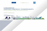 LEBANESE GREEN ENERGY COMPANIES - reestart
