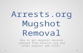 How to Remove a Mugshot Picture from Arrests.org