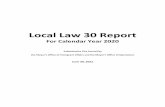 Local Law 30 Report - NYC.gov