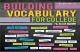 Building Vocabulary for College, 8th ed.