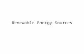 Renewable Energy Sources