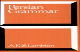 Persian Grammar - The Swiss Bay