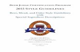 2015 STYLE GUIDELINES - Beer Judge Certification Program ...