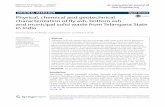 Physical, chemical and geotechnical characterization of fly ...