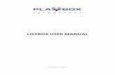 LISTBOX USER MANUAL - HubSpot