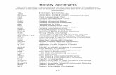 Rotary Acronyms