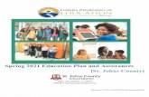 St. Johns County Spring 2021 Education Plan