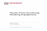 Home Fires Involving Heating Equipment