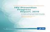 HIV Prevention Progress Report, 2019