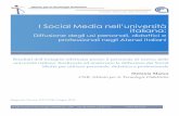 I Social Media nell’università italiana. Diffusione degli usi personali, didattici e professionali negli Atenei italiani