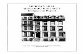 MURRAY HILL HISTORIC DISTRICT - Designation Report