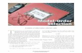 Reshetov   LA  Model - order selection