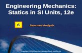 Structural Analysis Engineering Mechanics: Statics in SI Units, 12e