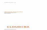 Managing Apache Hive - Cloudera Docs
