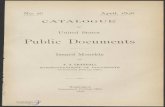 Catalogue of United States public documents /April, 1896