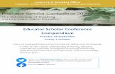Educator Scholar Conference Compendium - Notre Dame