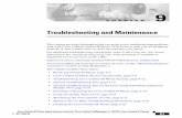 Troubleshooting and Maintenance - Cisco