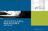 Annual Report 2017 – 2018 - Gauteng Enterprise Propeller
