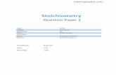 Stoichiometry - IG Exams
