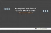 Policy Comparison Quick Start Guide - Advisen
