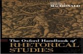 William J. Dominik, ‘The Development of Roman Rhetoric’, in M. MacDonald (ed.), The Oxford Handbook of Rhetorical Studies (New York/Oxford: Oxford University Press 2017) 159-172.